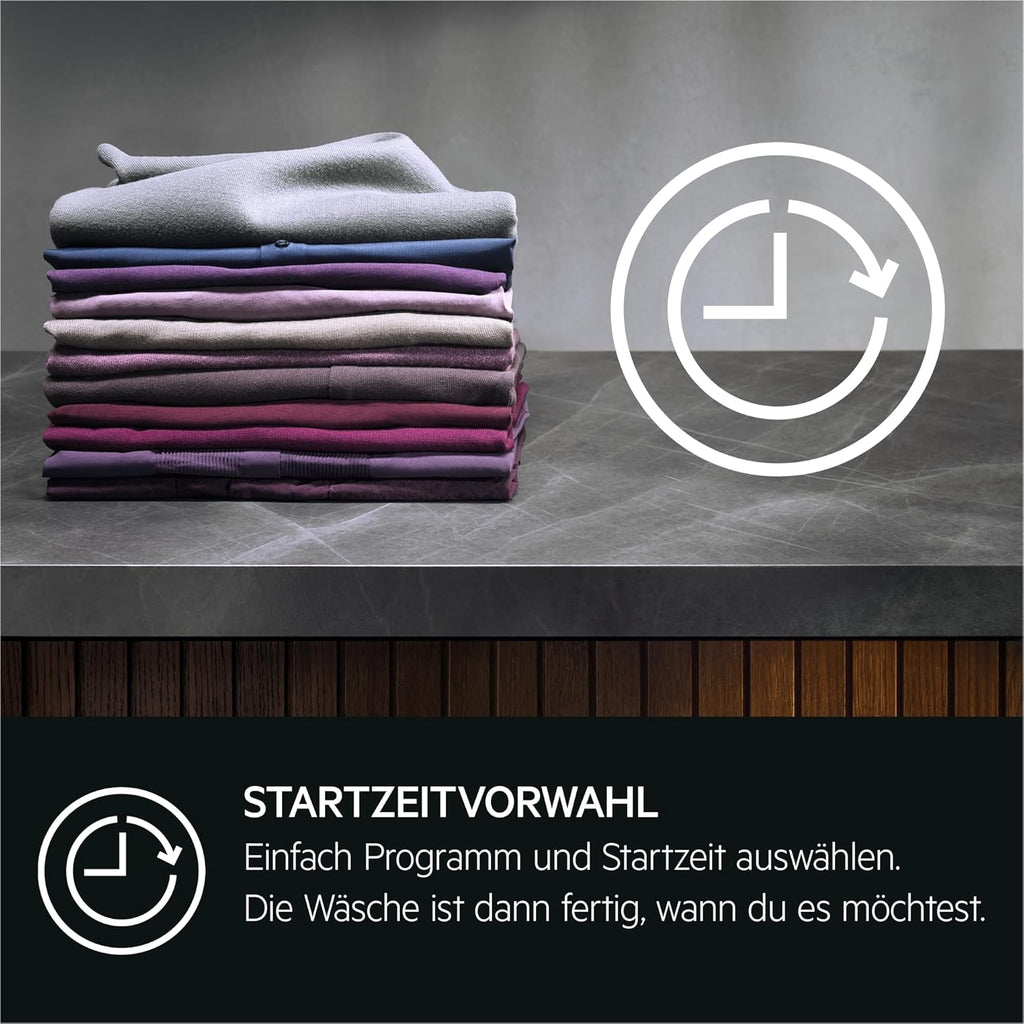 AEG Waschmaschine Toplader, 40 cm, 7 kg, Serie 6000 ProSense - Mengenautomatik - Smarte Beladungserkennung, EEK B, Nachlegefunktion, Wasserstopp, Inverter Motor, 1200 U/min, LTR6N40270