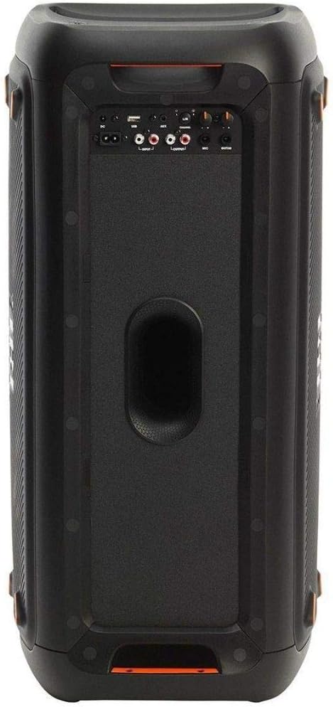 JBL PartyBox 710 - Schwarz â€?Trag - und rollbarer Bluetooth Party-Lautsprecher mit Lichteffekten â€?Spritzwassergeschützte, mobile Musikbox