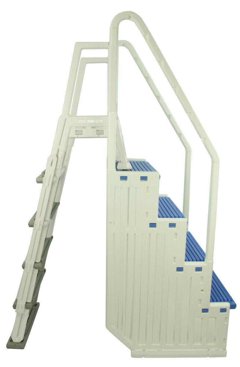 Confer Step 1 & In-Pool Ladder Aufstellpoolsystem â€?Farbe auswählen