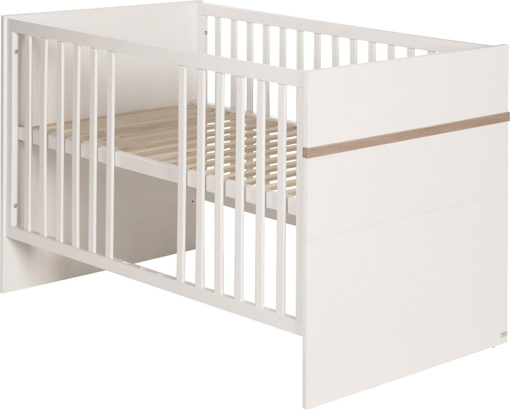 roba Kindermöbelset 'Pia', 3-teilig, inkl. Kinderbett 70x140cm, Wickelkommode, Kleiderschrank, weiß