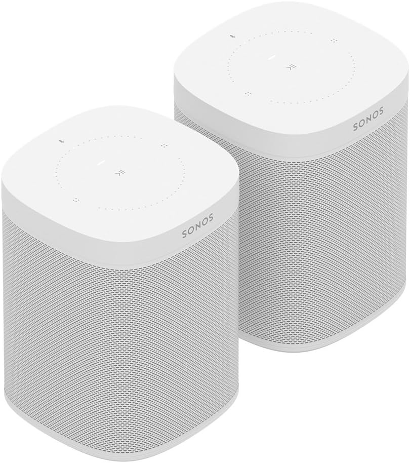 Sonos One Smart Speaker, schwarz â€?Intelligenter WLAN Lautsprecher mit Alexa Sprachsteuerung, Google Assistant & AirPlay â€?Multiroom Speaker für unbegrenztes Musikstreaming
