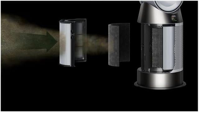 Purifier Hot+Cool HP1, Ventilator, Luftreiniger und Heizlüfter, Weiß/Weiß