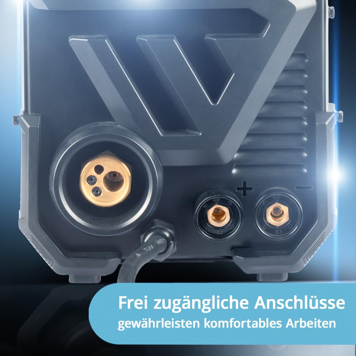 STAHLWERK Schweißgerät MIG/MAG 200 ST â€?Vollausstattung â€?IGBT Inverter mit 200 A, Schutzgasgerät mit synergischem Drahtvorschub, FLUX/Fülldraht geeignet, Lift-TIG und MMA/E-Hand (ARC) funktionsfähig
