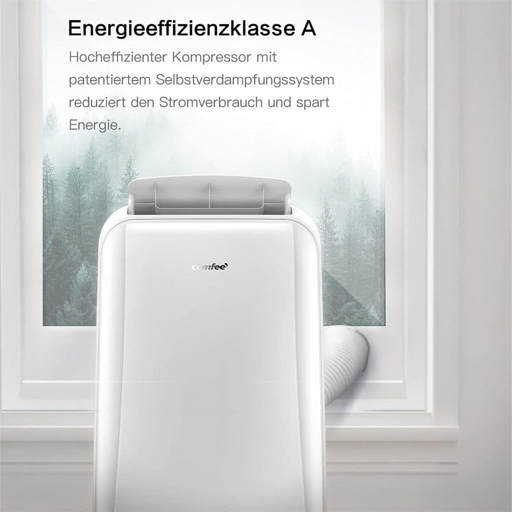 Comfee Mobiles Klimagert Easy Cool 2.0, 7000 BTU 2,0kW, Kühlen&Ventilieren&Entfeuchten, Raumgre bis 68m(25ãŽ?, APP-Steuerung/Alexa/Google Home/IFTTT, Mobile Klimaanlage mit Abluftschlauch