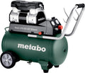 metabo Kompressor Basic 270-50 OF Silent - 50L Kessel, 10 bar Druck, 130 l/min Füllleistung - Ölfrei, leise, mobiler Werkstatt-Kompressor für Heimwerker  und  Profis - Inkl. Schnellkupplung und Zuggriff