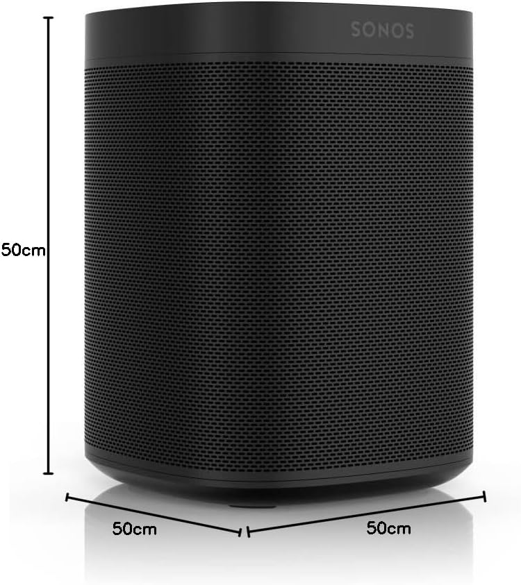 Sonos One Smart Speaker, schwarz â€?Intelligenter WLAN Lautsprecher mit Alexa Sprachsteuerung, Google Assistant & AirPlay â€?Multiroom Speaker für unbegrenztes Musikstreaming