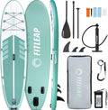 Premium Stand Up Paddle Board aufblasbar - SUP Board Set mit Hochdruckpumpe, verstellbarem Paddel und Rucksack - Ideal für Anfänger und Profis - Perfekt für Yoga, Surfen und Wassersport