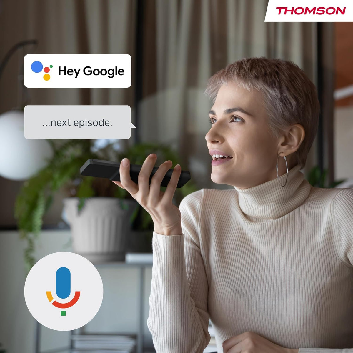Thomson 32 Zoll (81 cm) Go TV, Tragbarer Android Fernseher â€?HD Ready (1366x768), Sprachsteuerung, Bluetooth 5.1, Wi-Fi, Hotspot-Funktion, Bis zu 4 Stunden Akkulaufzeit - 32HA4M44