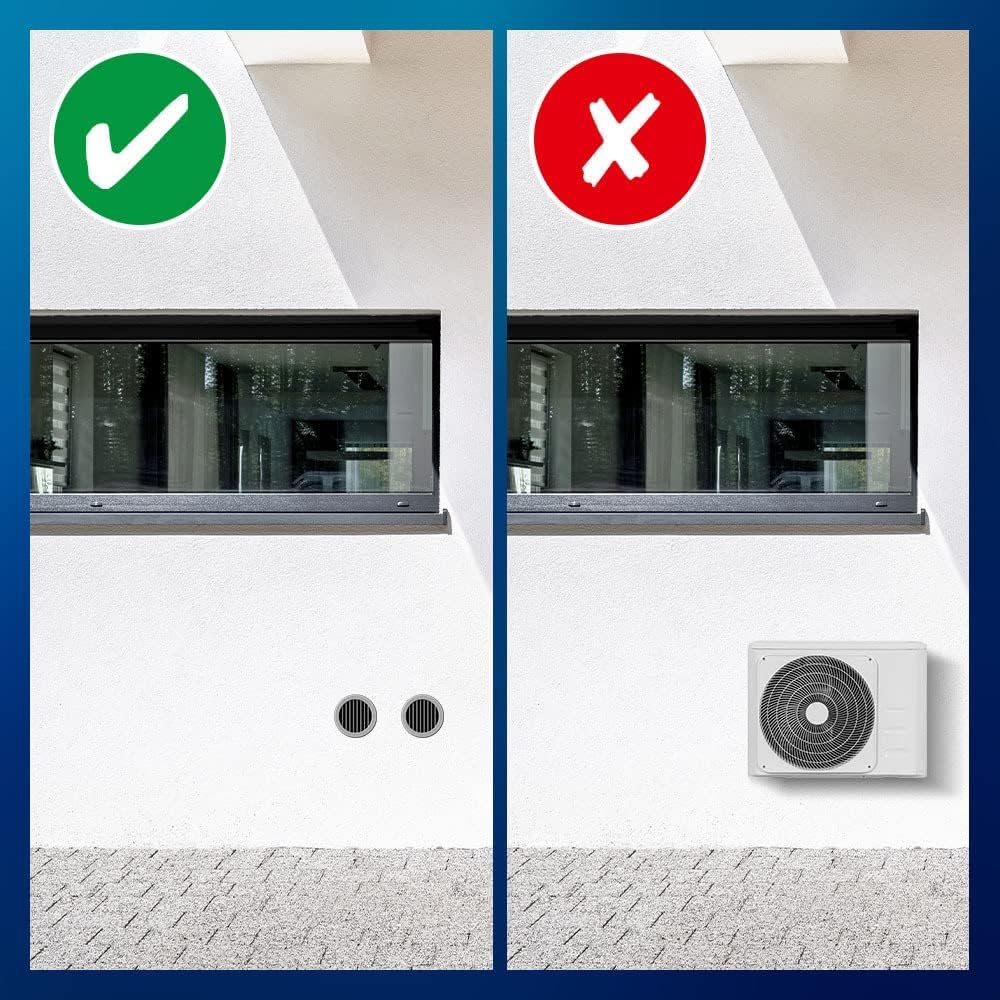 TROTEC Wandklimaanlage PAC-W 2650 SH â€?4-in-1 Klimaanlage ohne Außengerät mit Heizfunktion, 2,6 kW Kühlleistung, WiFi-App-Steuerung, Inverter-Technologie, für Räume bis 34 m²