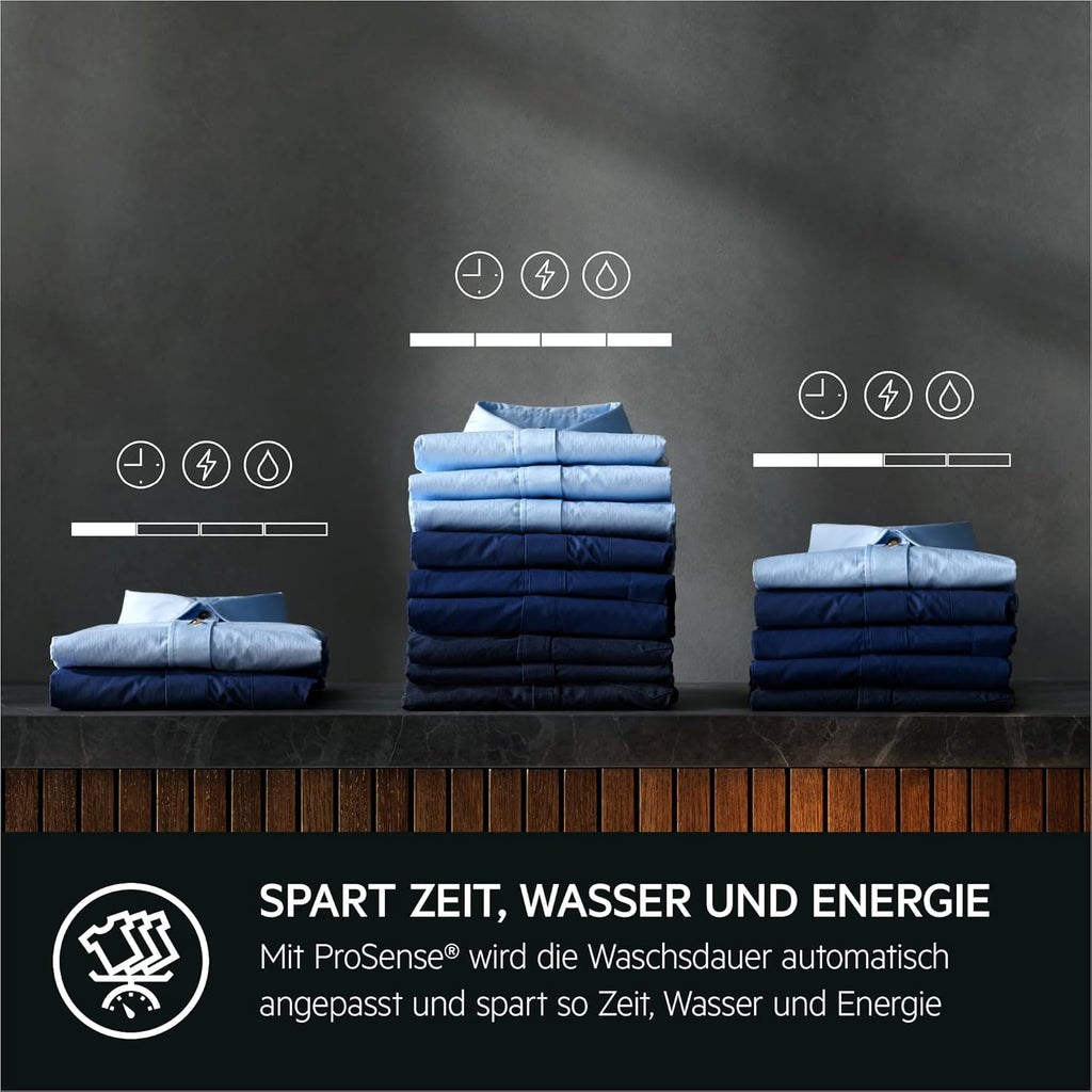 AEG Waschmaschine Toplader, 40 cm, 7 kg, Serie 6000 ProSense - Mengenautomatik - Smarte Beladungserkennung, EEK B, Nachlegefunktion, Wasserstopp, Inverter Motor, 1200 U/min, LTR6N40270
