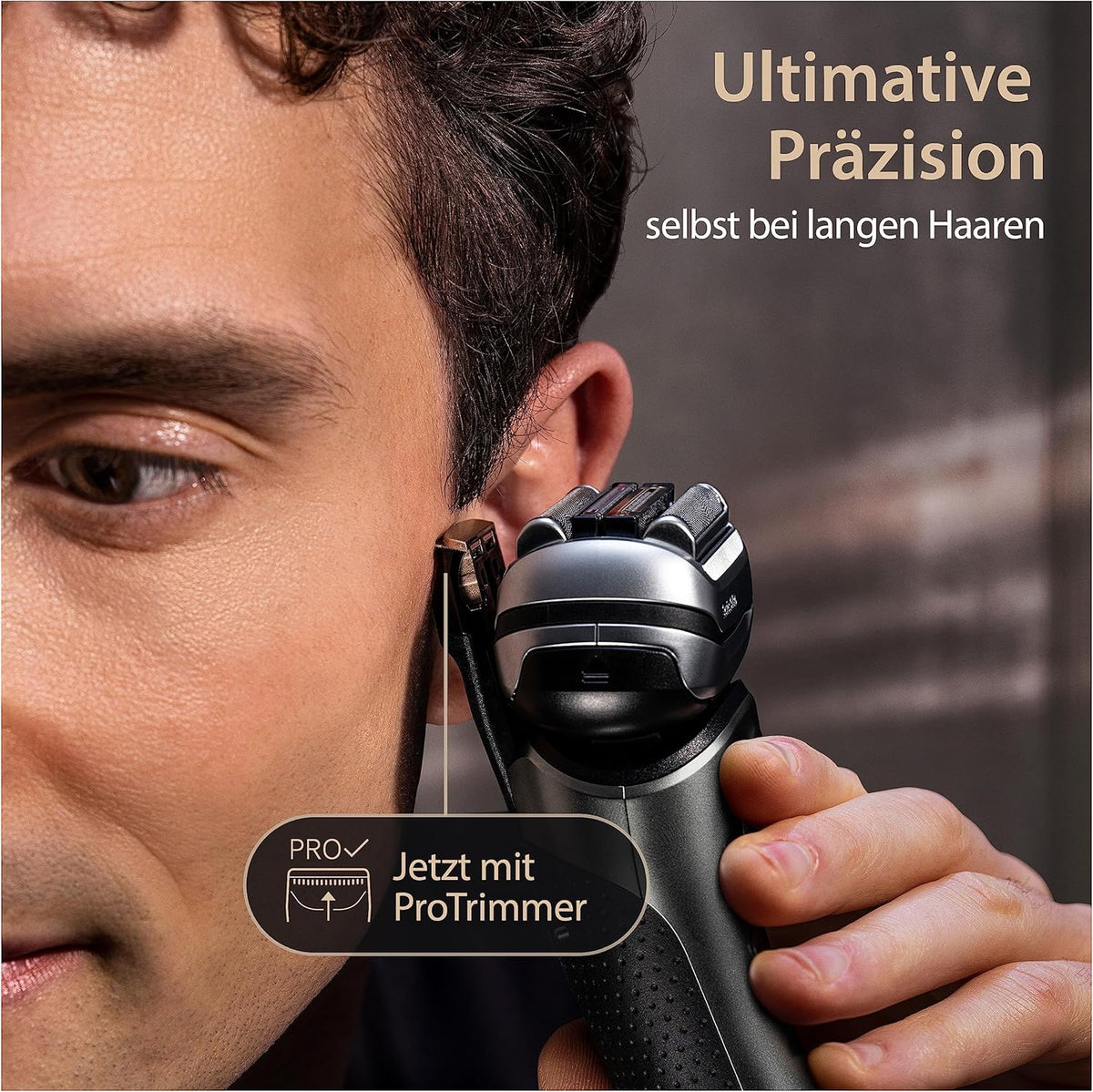 Braun Series 9 Pro+ Rasierer Herren Elektrisch, Elektrorasierer mit 5 Pro Rasierelementen, Rasierapparat ProTrimmer & Reinigungsstation, 60 Min Laufzeit, Made in Germany, 9567cc, Silber