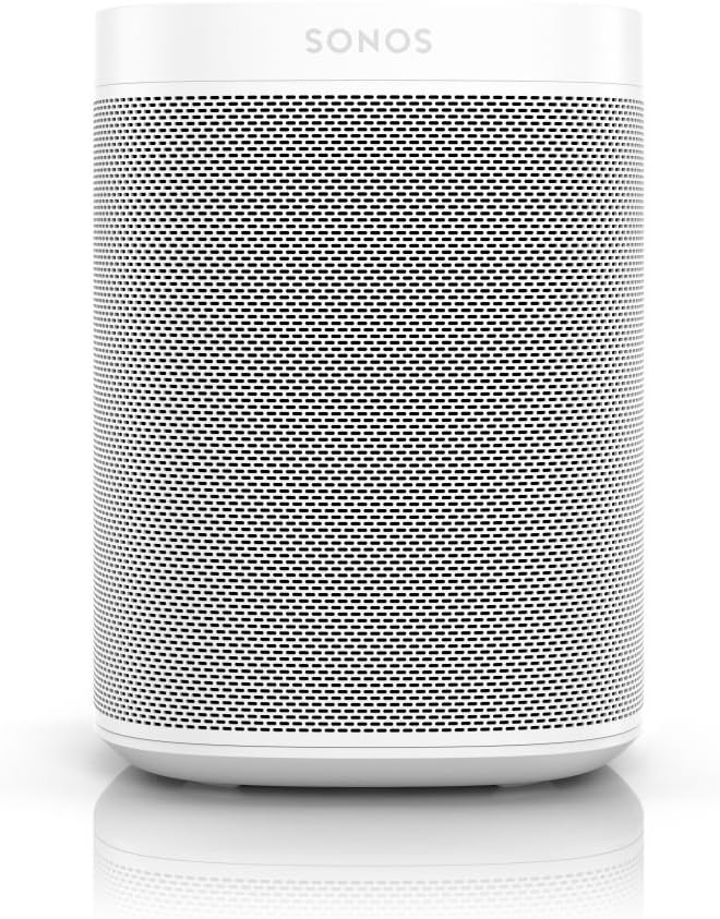 Sonos One Smart Speaker, schwarz â€?Intelligenter WLAN Lautsprecher mit Alexa Sprachsteuerung, Google Assistant & AirPlay â€?Multiroom Speaker für unbegrenztes Musikstreaming