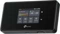 TP-Link M8550 5G LTE Mobiler WLAN Router â€?Bis zu 3,4 Gbit/s, Tri-Band Wi-Fi 6E, Nano-SIM-Karten Slot, Gigabit WAN/LAN, 4680 mAh Akku, Touchscreen, Wireguard, bis zu 32 Geräte