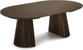 ebuy24 Tokyo Esstisch inkl. 2 Zusatzplatten ø120x120 bis 160 bis 200cm Smoked Eiche Furnier. â€?Esszimmertisch rund ausziehbar, ausziehbarer Tisch rund, Esstisch oval ausziehbar