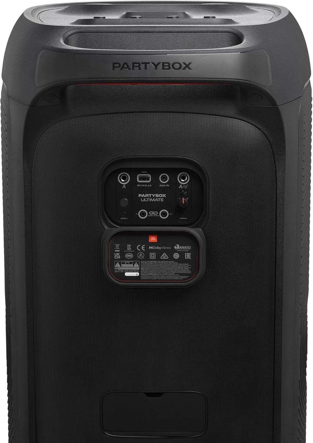 JBL Partybox Stage 120 in Schwarz â€?Tragbare Bluetooth-Lautsprecher-Box mit JBL Pro Sound, Lichtshow, KI-Sound-Boost und Teleskopgriff â€?12 h Laufzeit