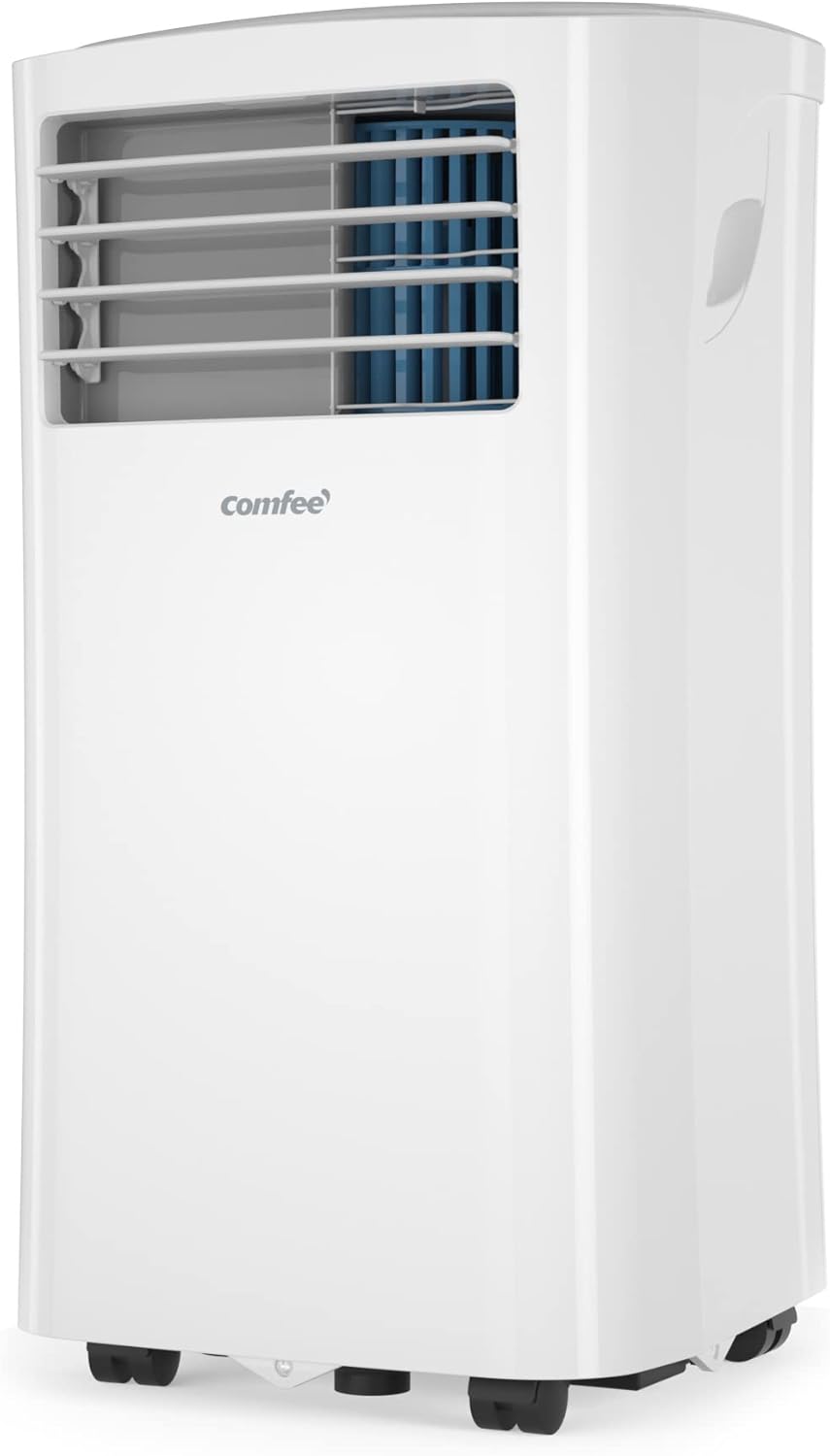 Comfee Mobiles Klimagerät Breezy Cool Pro 2.6,9000 BTU 2,6kW, Kühlen&Ventilieren&Entfeuchten,APP-Steuerung,Raumgröße bis 88m³(33ãŽ?,Mobile Klimaanlage mit Abluftschlauch