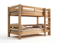 Etagenbett-Massivholz-210x99x174 cm-Natur-Landhausstil