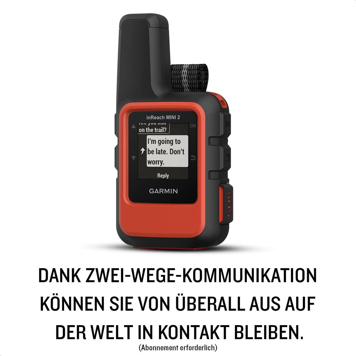 inReach Mini 2 â€?GPS-Satelliten-Kommunikationsgerät mit 24/7 Notruf-Funktion, weltweitem Nachrichtenversand ohne Mobilfunkempfang (ABO erforderlich) & Pfeilnavigation, bis 14 Tage Akkulaufzeit