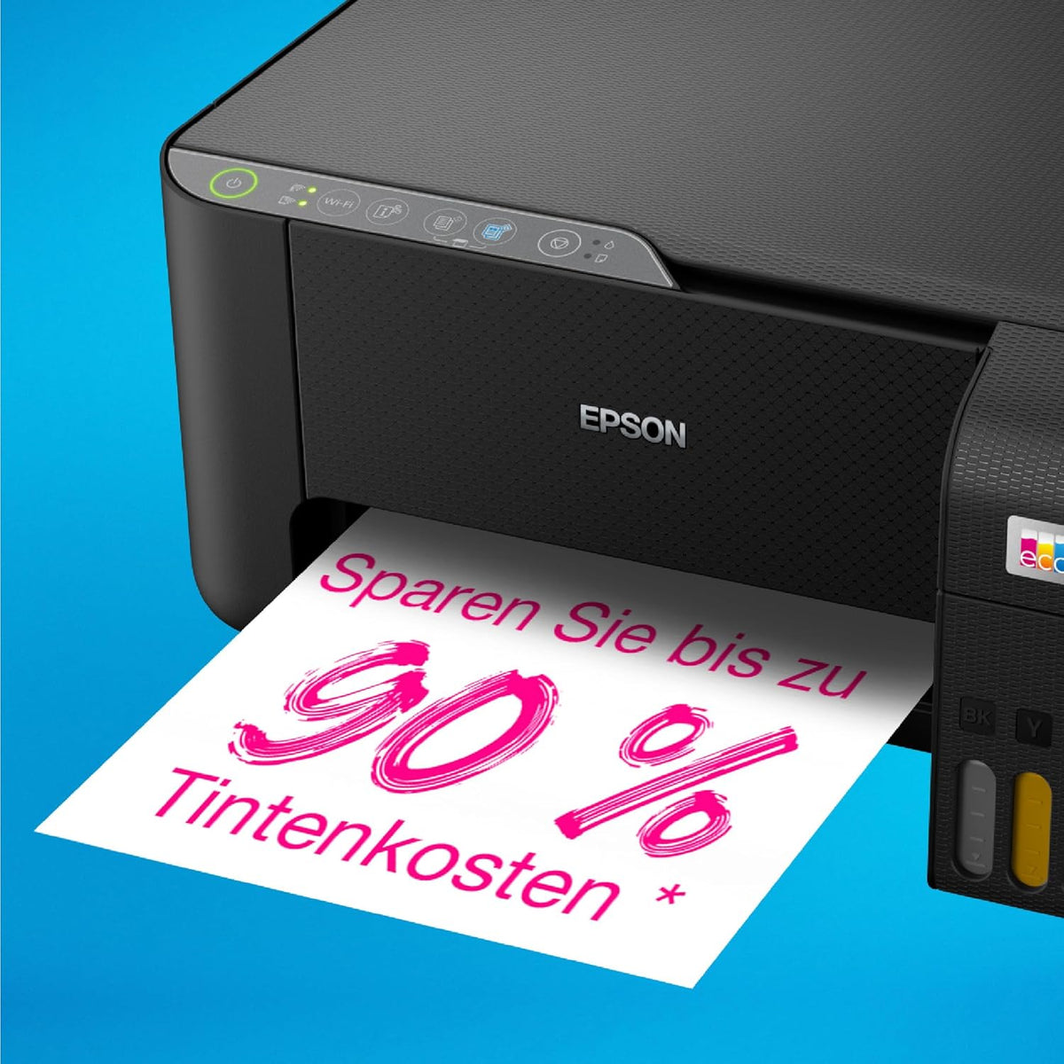 EcoTank ET-2862 Tintentankdrucker | für vielbeschäftigte Haushalte | WLAN | A4 | Drucken, Kopieren, Scannen | inkl. Tinte für bis zu 3 Jahre
