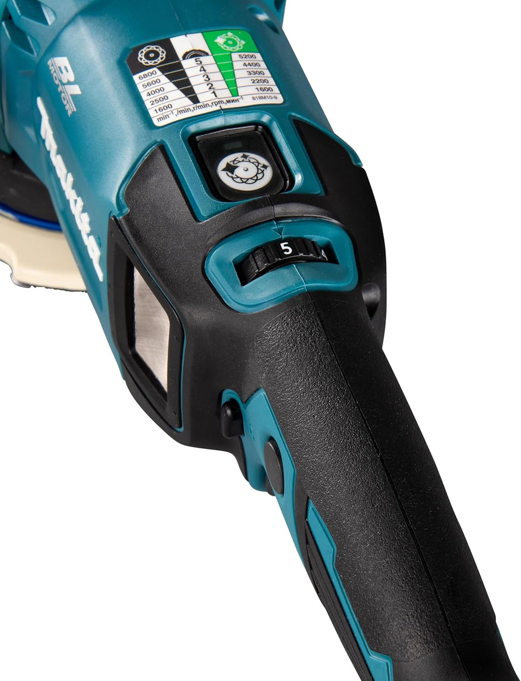DPO600TKX1 Exzenterpolierer, 1 Akku plus Ladegerät im Transportkoffer, Blau, 18 V / 5,0 Ah