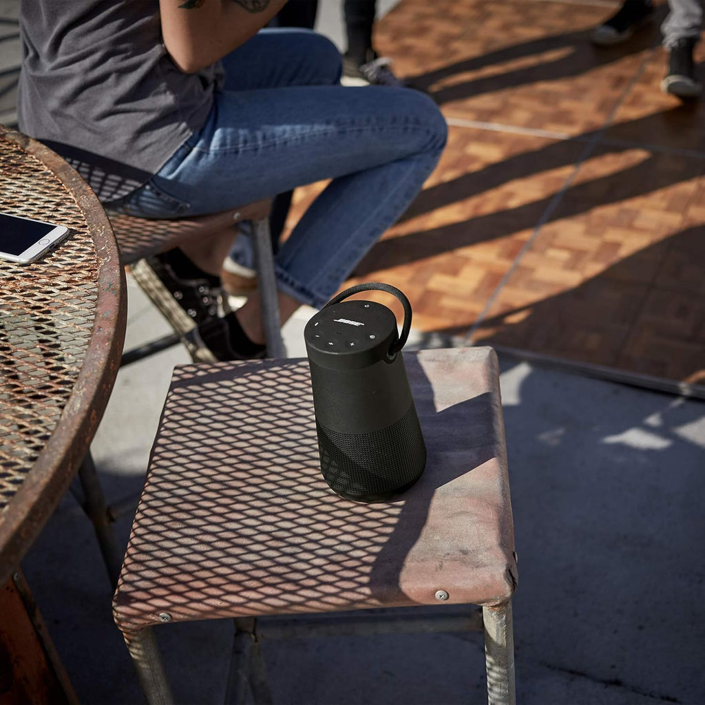 Bose SoundLink Revolve+ (Serie II) Bluetooth Speaker â€?Tragbarer, wasserabweisender kabelloser Lautsprecher mit Langer Akkulaufzeit, Schwarz