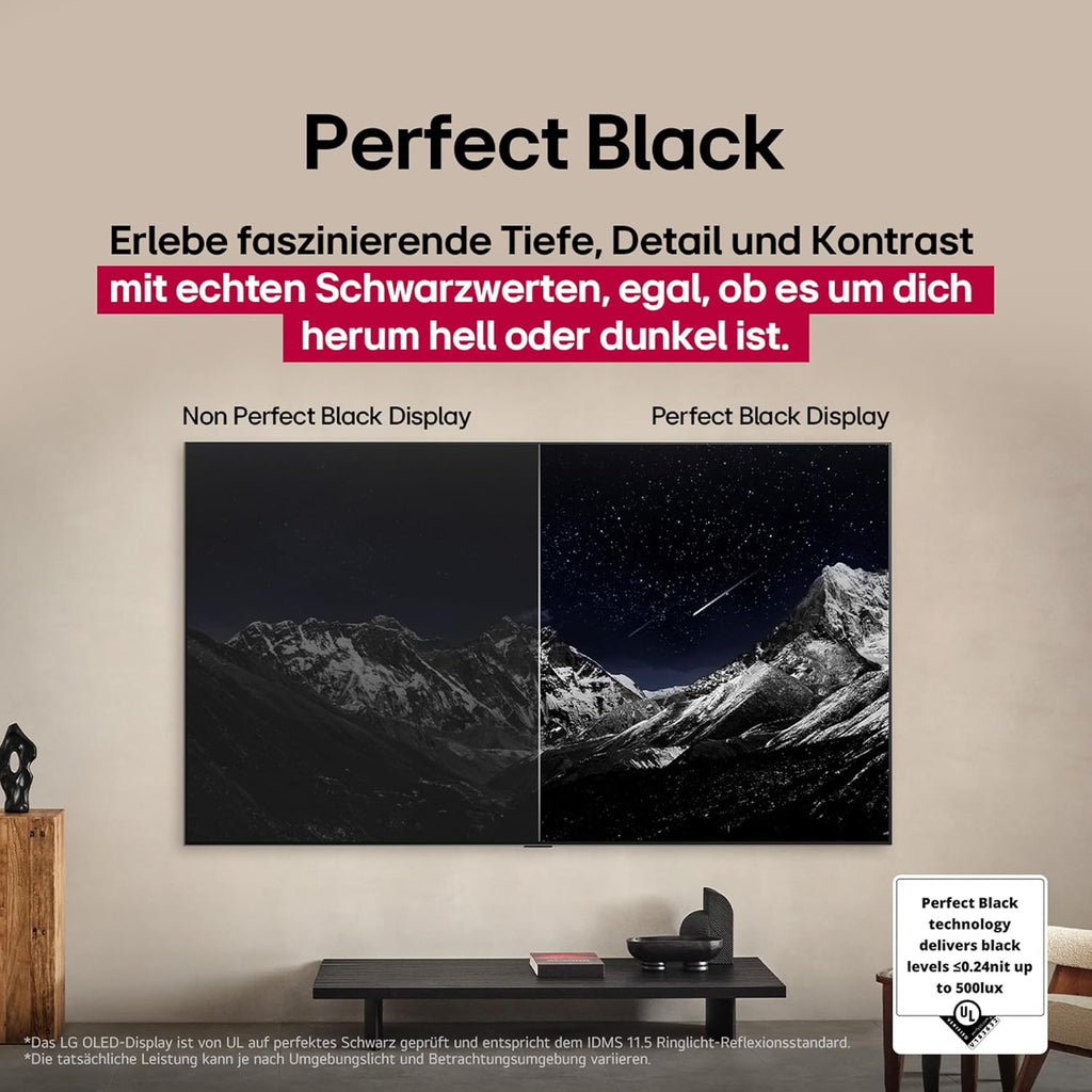 LG OLED55G59LS TV 55 Zoll (139 cm) 4K OLED evo AI TV (α11 Gen2 4K AI Prozessor, webOS 25, 120Hz (VRR bis zu 165Hz)) Modelljahr 2025