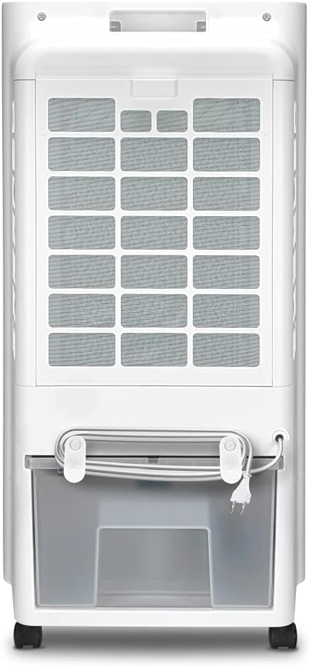 TROTEC Aircooler PAE 31 mobiler Luftkühler, 3-in-1 Luftkühler, Luftbefeuchter und Ventilator, 6 l Tank, 1,1 l/h Verdunstungsleistung, 3 Gebläsestufen, Timer, Nachtmodus