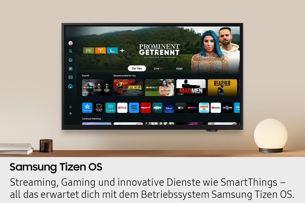 Full HD F6009F 32 Zoll (81 cm) LED Flachbildfernseher, PurColor-Technologie, HDR, Object Tracking Sound Lite, Knox Security, One UI Tizen, Smart TV, Unbegrenzt kostenlose Inhalte