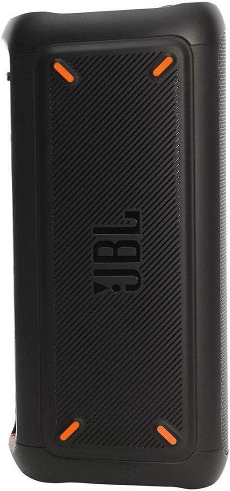 JBL PartyBox 710 - Schwarz â€?Trag - und rollbarer Bluetooth Party-Lautsprecher mit Lichteffekten â€?Spritzwassergeschützte, mobile Musikbox