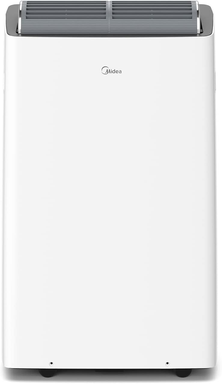Midea Mobiles Klimagerät Silent Cool 26 Pro WF, 9000 BTU 2,6kW, Kühlen&Ventilieren&Entfeuchten, Raumgröße bis 88m³(33ãŽ?, APP-Steuerung/Alexa/Google Home/IFTTT, Mobile Klimaanlage mit Abluftschlauch