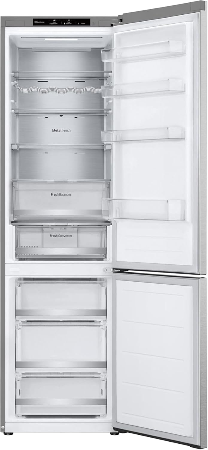 GBV7280AMB, Klasse A, 387 L, Kühl-/ Gefrierkombination mit Innendisplay, Frische Features, DoorCooling+, Variables Ablagefach für XXL-Stauraum, 59,5 x 67,5 x 203 cm - Metal Sorbet