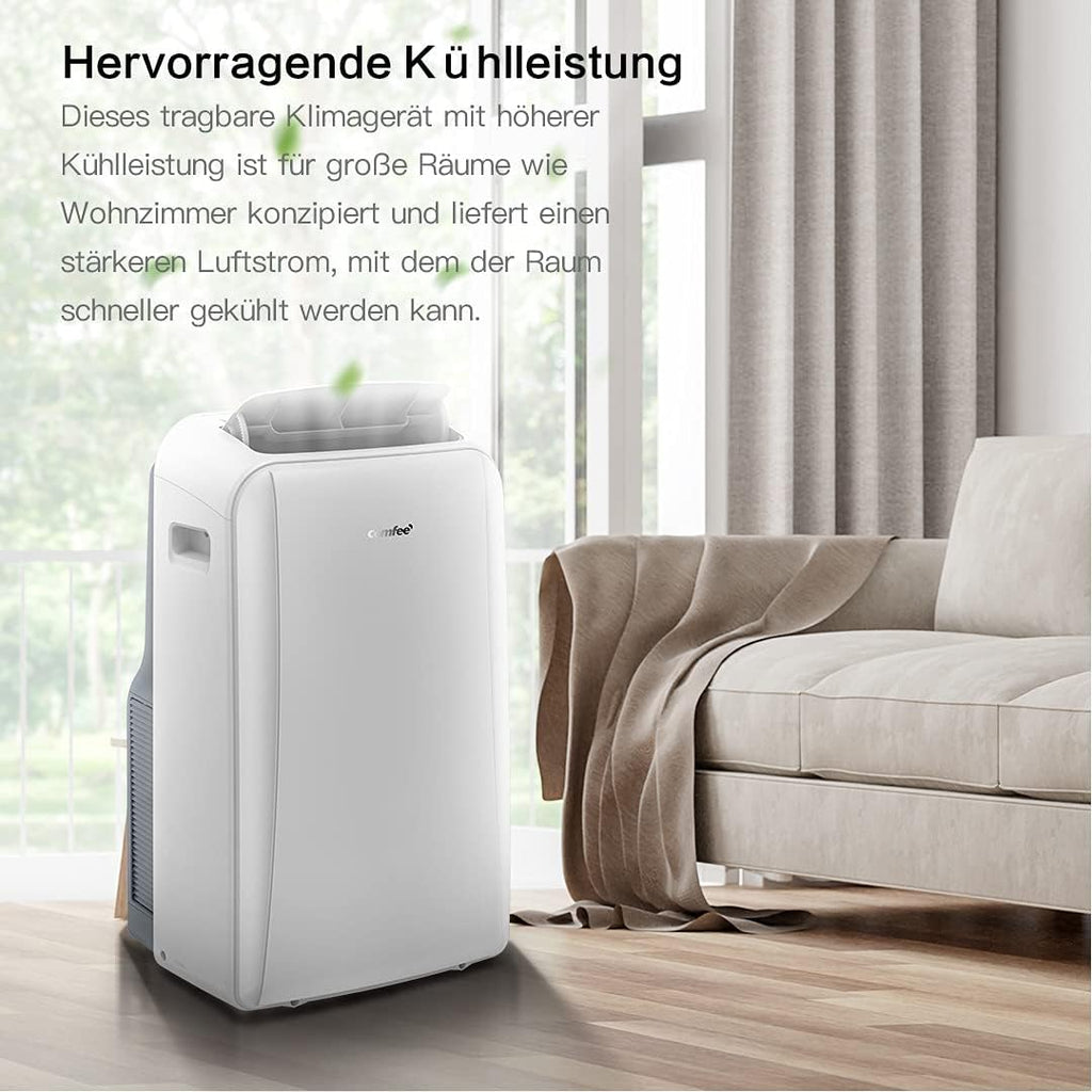 Comfee Mobiles Klimagert Easy Cool 2.0, 7000 BTU 2,0kW, Kühlen&Ventilieren&Entfeuchten, Raumgre bis 68m(25ãŽ?, APP-Steuerung/Alexa/Google Home/IFTTT, Mobile Klimaanlage mit Abluftschlauch