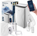 Termofol Mobile Klimaanlage ASPEN 4000W â€?4in1: Klimatisierung, Luftentfeuchter, Ventilator, Heizung â€?WLAN Fernsteuerung â€?energiesparendes Smart-Home-Gerät â€?modernes Design â€?weiß