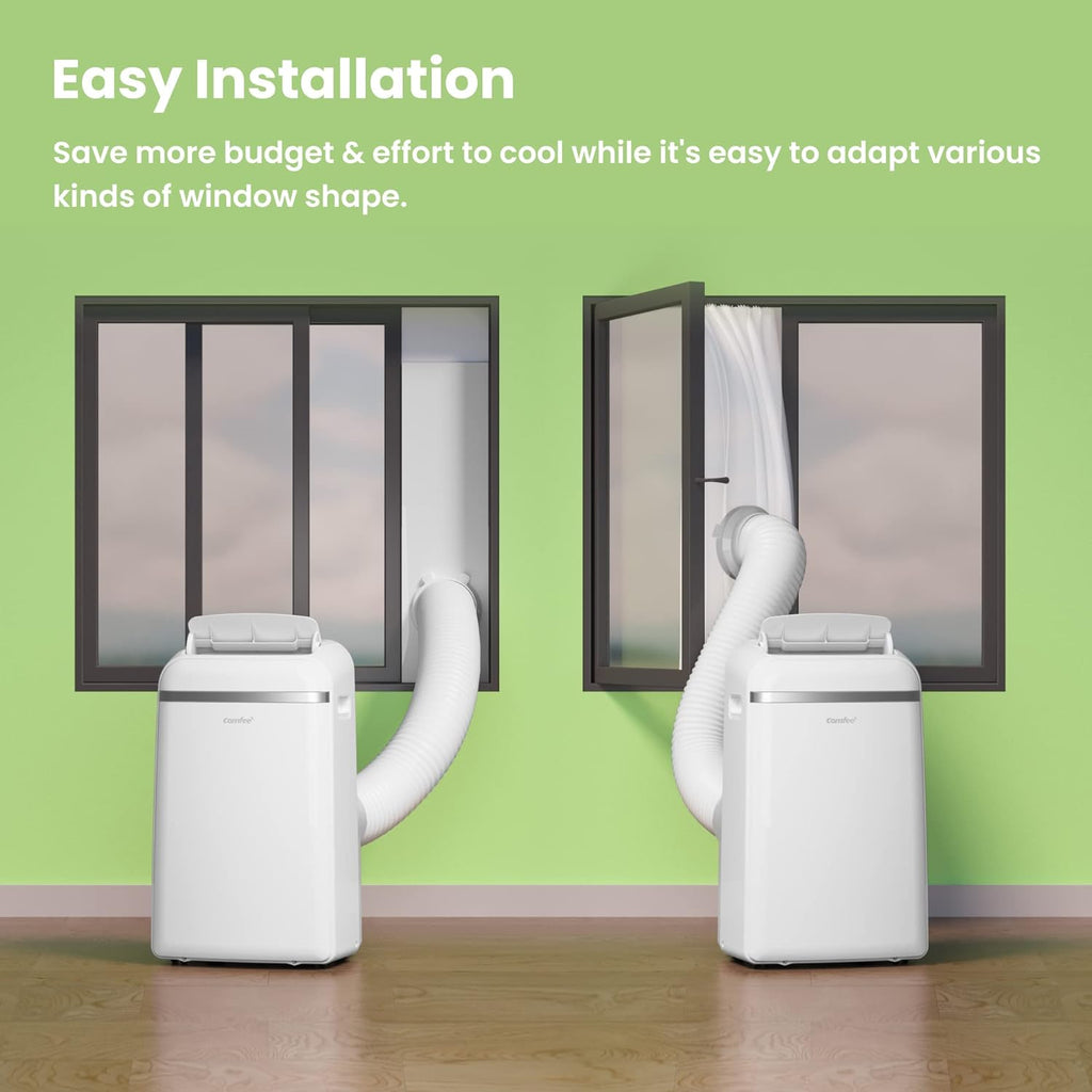 Comfee Mobiles Klimagert Easy Cool 2.0, 7000 BTU 2,0kW, Kühlen&Ventilieren&Entfeuchten, Raumgre bis 68m(25ãŽ?, APP-Steuerung/Alexa/Google Home/IFTTT, Mobile Klimaanlage mit Abluftschlauch
