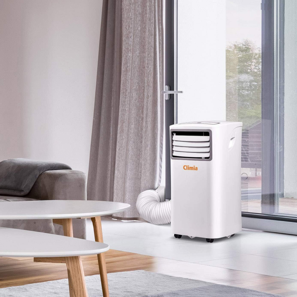 Climia CMK 2600 mobiles Klimagerät mit ökologischem Kühlmittel, 3-in-1 Klimaanlage â€?Aircondition, Ventilator und Luftentfeuchter